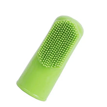 Dog Teeth Cleaning Finger Brush in Style 1 Green 2