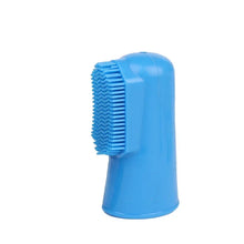 Dog Teeth Cleaning Finger Brush in Style 2 Deep Blue 2
