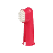 Dog Teeth Cleaning Finger Brush in Style 4 Red