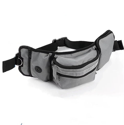 Dog Training Waist Bag for Treats in Grey