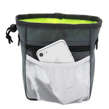 Dog Treat Training Pouch with Strap in Grey