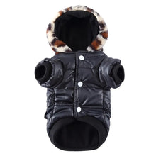Dog Winter Puffer Coat with Hood, product photo 3 of 17