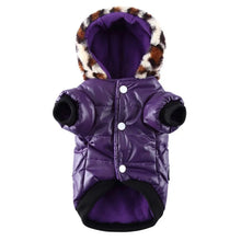Dog Winter Puffer Coat with Hood, product photo 5 of 17