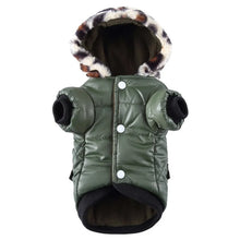 Dog Winter Puffer Coat with Hood, product photo 7 of 17