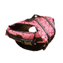 Dogs Enhanced Swimwear Safety Vest in Pink Bone