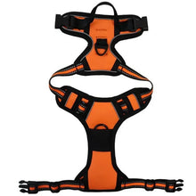 Dogs Reflective Breathable Vest Strap in Orange