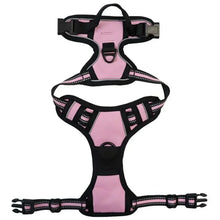 Dogs Reflective Breathable Vest Strap in Pink
