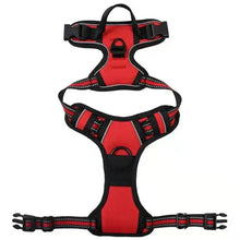 Dogs Reflective Breathable Vest Strap in Red