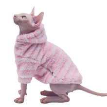 Double-Sided Fluffy Jacket for Sphynx in Pink