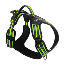 Durable Dog Harness Vest in Green