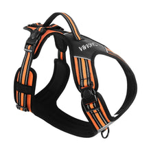 Durable Dog Harness Vest in Orange