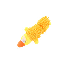Durable Squeaky Plush Dog Toy for Small Breeds in Yellow Duck