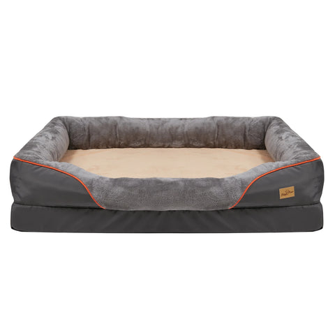 Extra Large Orthopedic Dog Bed in Grey