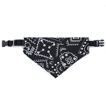 Fashionable Pet Bandana Collar Scarf in black