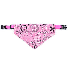 Fashionable Pet Bandana Collar Scarf in Pink