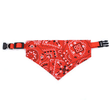 Fashionable Pet Bandana Collar Scarf in Red