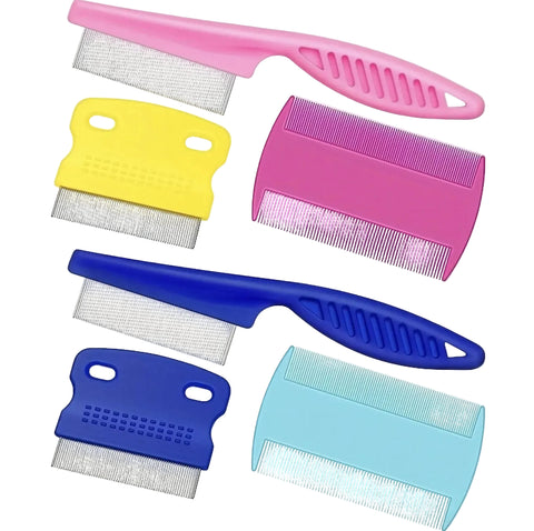 Flea & Deshedding Grooming Kit for Pets in 6-Piece Groom Set