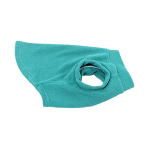 Teal fleece pet vest