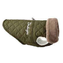 Fleece Dog Jacket for Warmth in Green