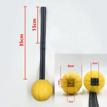 Flirt Pole with Leather Bite Rag for Dogs in 1 Piece with 8cm Ball
