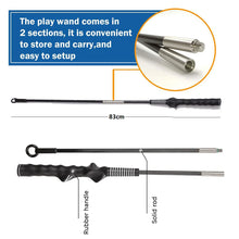 Flirt Pole with Leather Bite Rag for Dogs, product photo 3 of 14