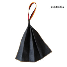 Flirt Pole with Leather Bite Rag for Dogs in Cloth Bite Bag