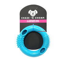 Floatable Foraging Ring Dog Toy in Small(Blue)