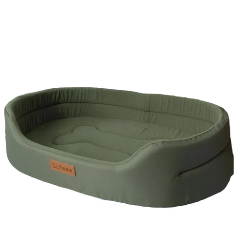Fluffy Dog Beds and Pet Cushions in Green