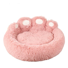 Fluffy Large Dog Bed in Pink