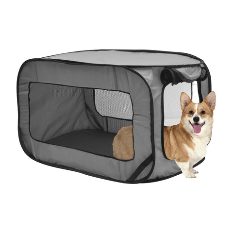 Foldable Dog Travel Crate on a white background