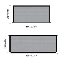 Alternate view of the Folding Mesh Dog Gate