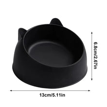 Food and Water Bowl for Rabbits in Black