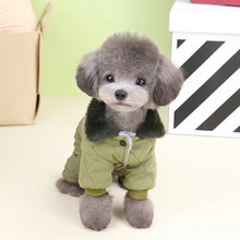 Fur Collar Dog Jumpsuit with D-Ring, product photo 4 of 11