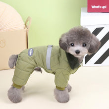 Fur Collar Dog Jumpsuit with D-Ring, product photo 5 of 11