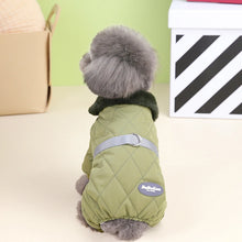 Fur Collar Dog Jumpsuit with D-Ring, product photo 6 of 11