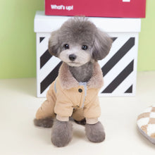 Fur Collar Dog Jumpsuit with D-Ring, product photo 7 of 11