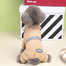 Fur Collar Dog Jumpsuit with D-Ring, product photo 9 of 11