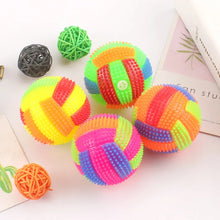 4 glowing bouncy ball toy