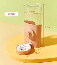 Hanging Pet Water Bottle in Pink