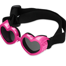 Heart Shaped Small Dog Sunglasses in Pink