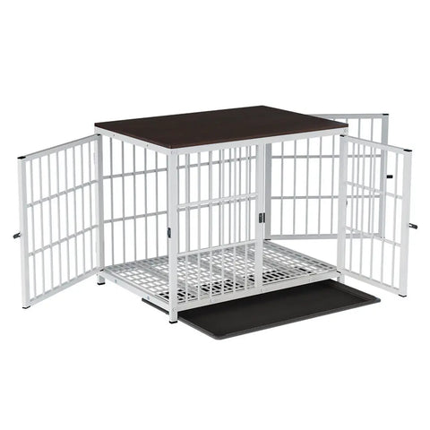 heavy duty kennel on a white background