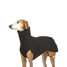 High Collar Dog Sweater in Dark Grey