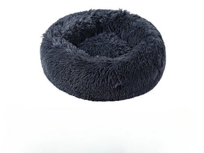 Homey Plush Pet Nest for Pets in Dark Grey