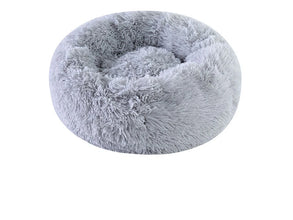 Homey Plush Pet Nest for Pets in Light Grey