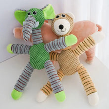 different coloured plush toys