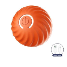 Interactive Ball Toy for Dogs in Orange