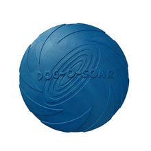 Interactive Dog Flying Disc Toy in Navy