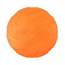 Interactive Dog Flying Disc Toy in Orange