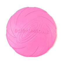 Interactive Dog Flying Disc Toy in Pink
