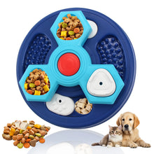 Interactive Dog Puzzle Feeder Toy in Light Blue